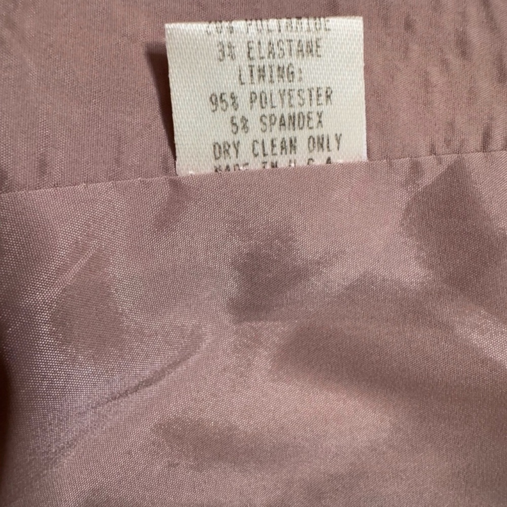 RARE Vintage Nanette Lepore Dusty Pink Tapestry Corset Top - Picture 13 of 15